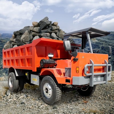礦洞窄體出渣翻斗車 礦山用四驅(qū)自卸車 12噸井下運(yùn)礦卡車